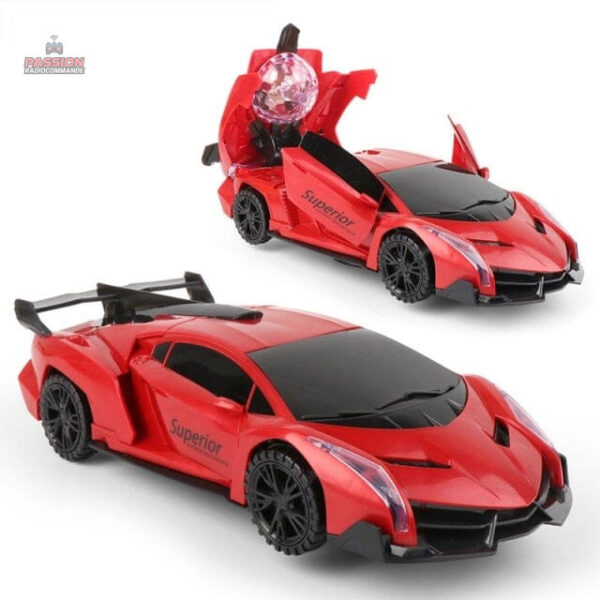 Voiture de police à télécommande, idéale pour les jeux