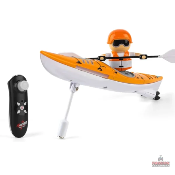 Kayak rc avec télécommande pour des manœuvres faciles