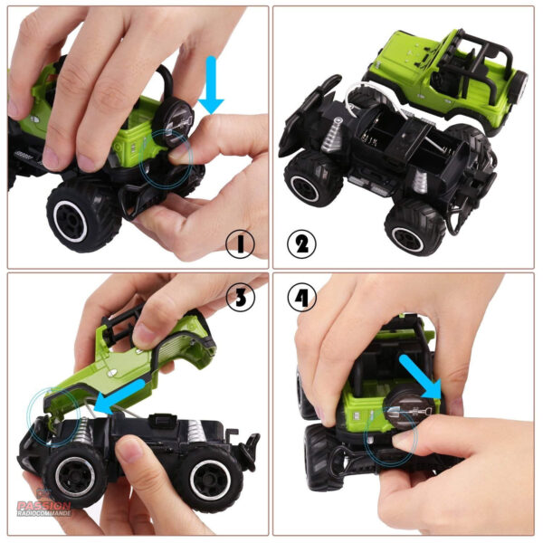 Mini RC car, idéale pour les compétitions amicales