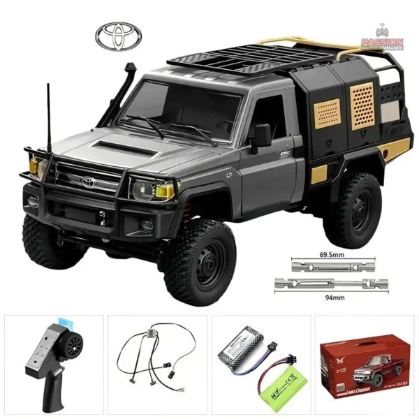 Voiture télécommandée agile pour des virages serrés