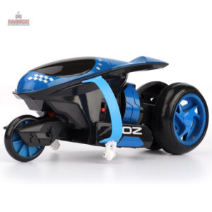 Jouet télécommandé pour les tout-petits, moto colorée