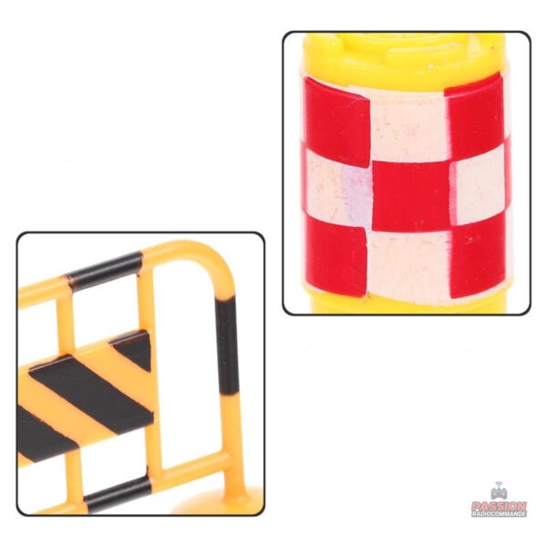 Accessoires pour drift avec panneaux de signalisation
