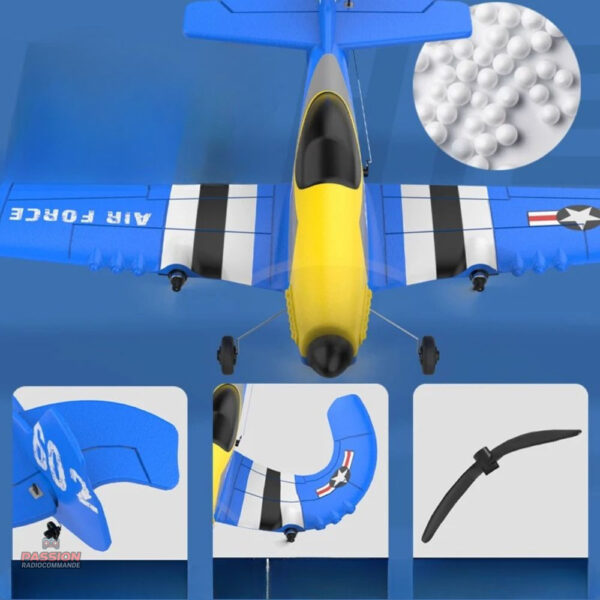 Expérience de pilotage d'un avion RC à distance