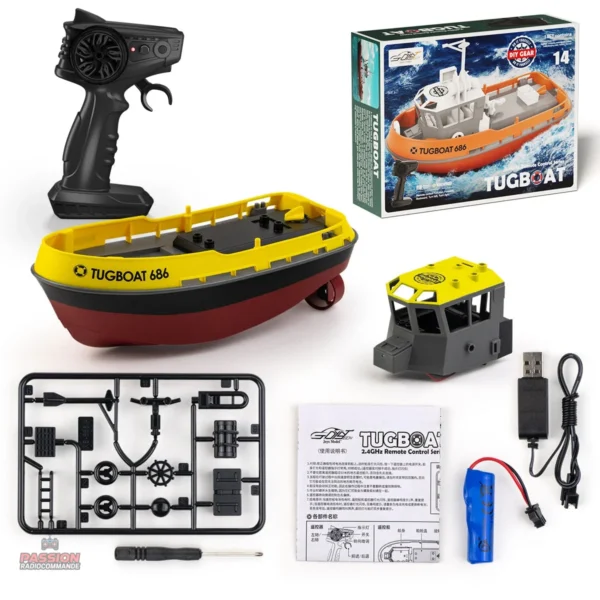 Modèle de bateau à moteur électrique