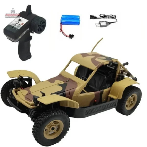 Voiture télécommandée Rc buggy en pleine action