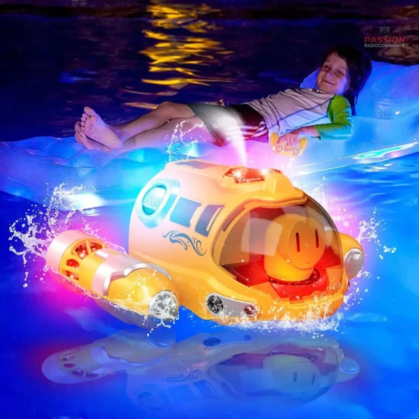 Bateau sous-marin RC pour divertissement en extérieur