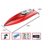 Bateau rc pour des heures de divertissement aquatique