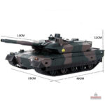 Tank télécommandé robuste pour des manœuvres précises