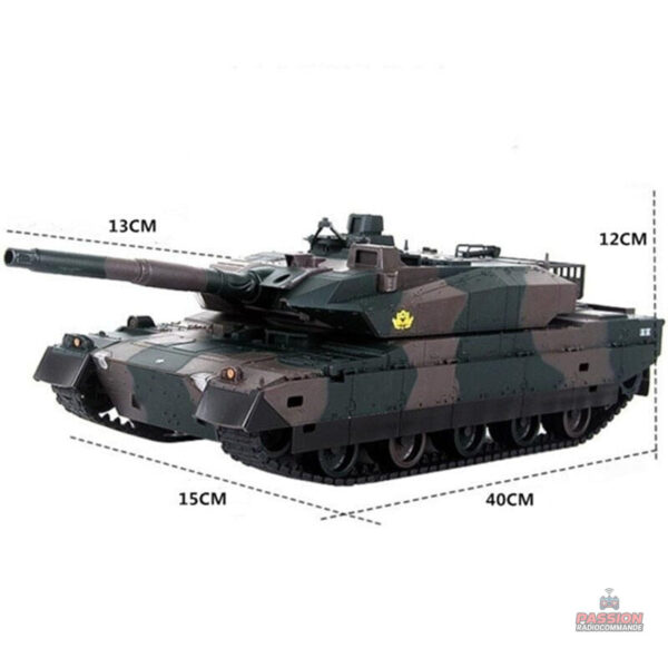 Tank télécommandé robuste pour des manœuvres précises