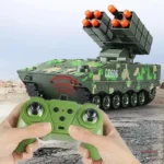 Modèle de tank télécommandé pour des combats réalistes