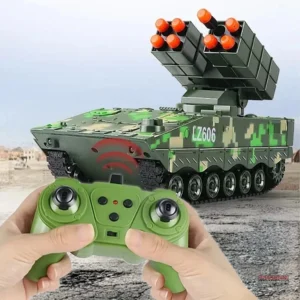 Modèle de tank télécommandé pour des combats réalistes