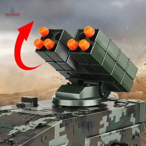 Camion télécommandé en forme de tank pour du divertissement