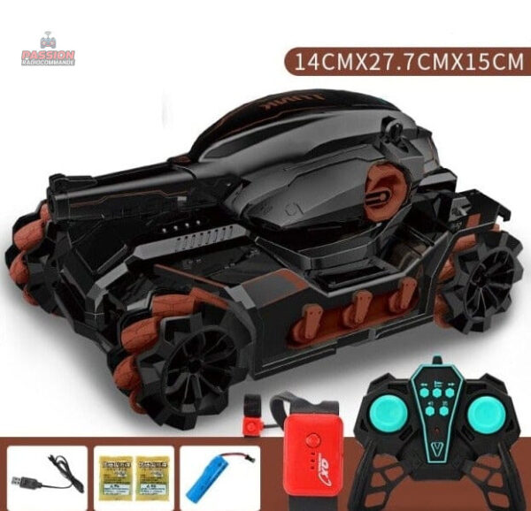 Tank de jeu télécommandé avec tir de billes