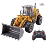 Tractopelle radiocommandée pour enfants, jouet télécommandé