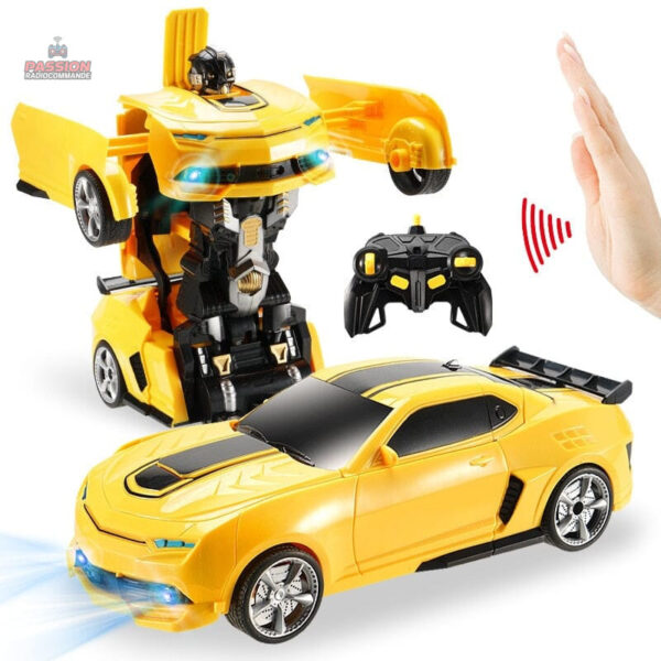 Transformers radiocommandé en voiture