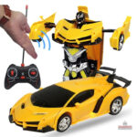 Jeu de voiture radiocommandée avec fonctionnalités de transformation