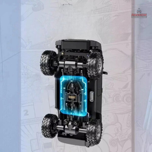Voiture télécommandée tout-terrain avec casque FPV