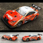 Voiture de course RC avec design aérodynamique