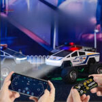 Modèle de voiture télécommandée style police