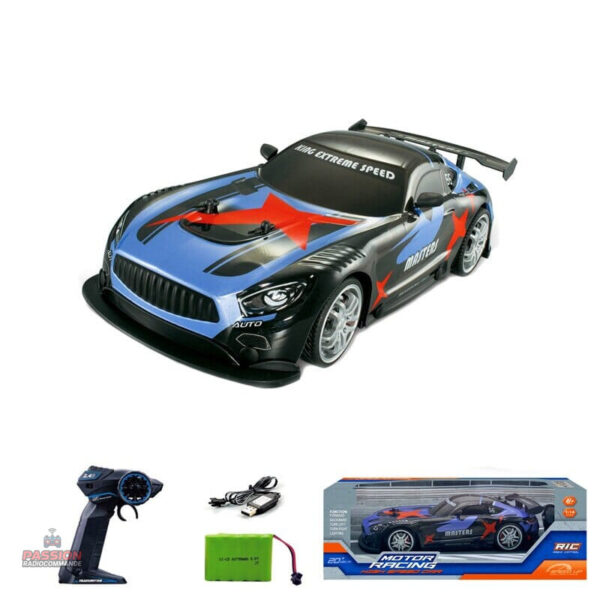 Voiture drift télécommandée, facile à manœuvrer