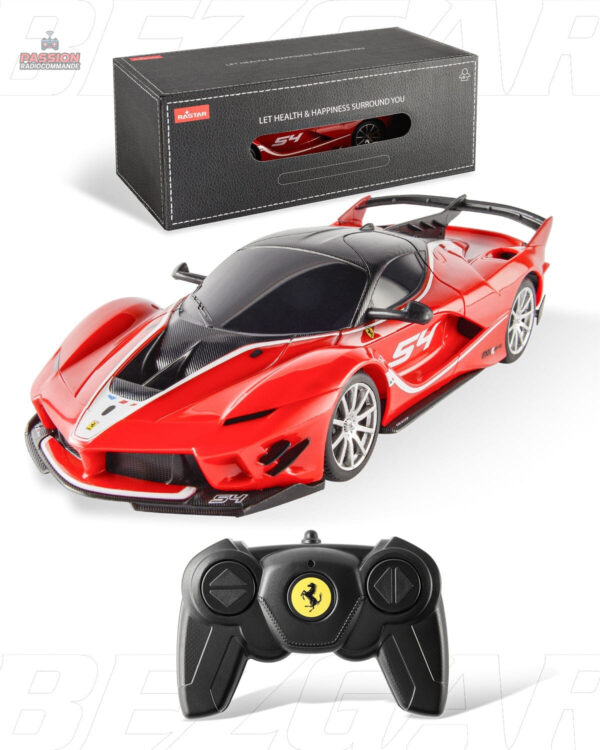 Modèle Ferrari télécommandé, idéal pour les passionnés de vitesse