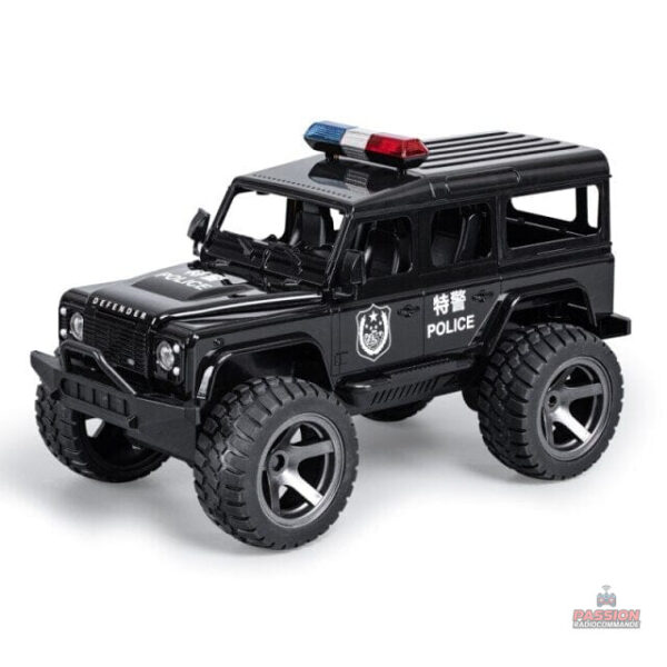 Voiture de police radiocommande pour aventures ludiques