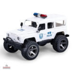 Véhicule de police télécommandé, parfait pour des courses palpitantes