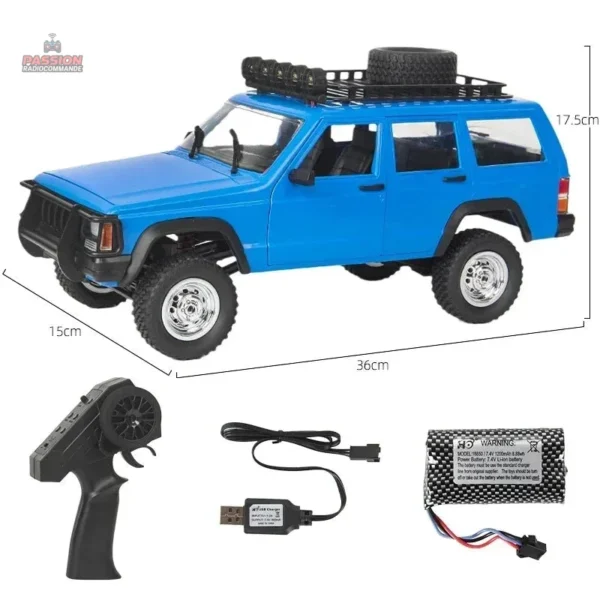 Véhicule télécommandé 4x4 idéal pour les aventures extérieures