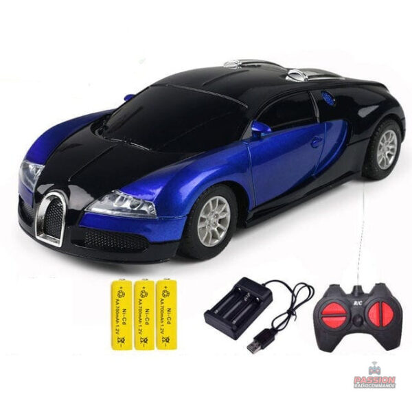 Voiture radio Bugatti au design élégant