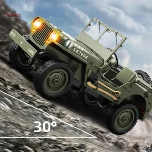 Véhicule radiocommandé inspiré par l'armée