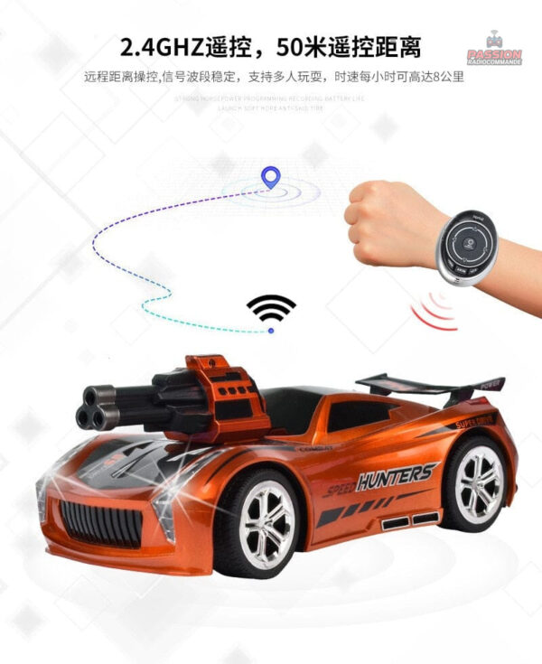 Expérience de conduite immersive avec la montre télécommandée