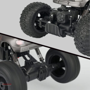 Voiture RC conçue pour l'aventure en extérieur