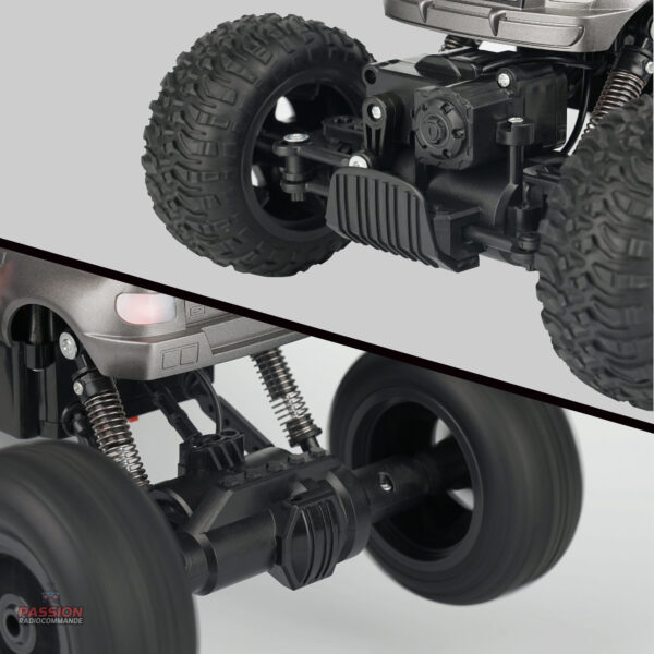 Voiture RC conçue pour l'aventure en extérieur