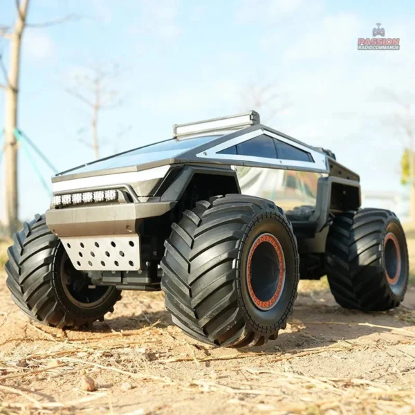 Cybertruck tout terrain télécommandé pour aventures en extérieur