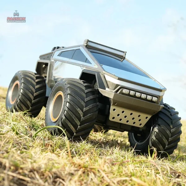 Modèle de voiture radiocommandée inspiré du Cybertruck