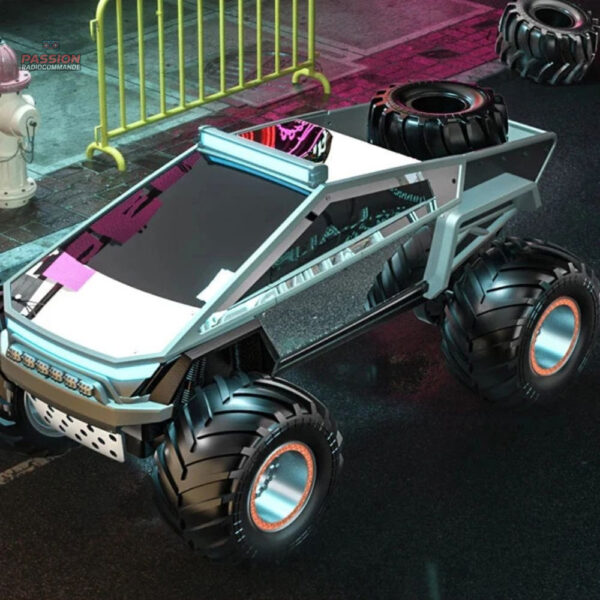 Cybertruck radiocommandé, idéal pour les terrains difficiles