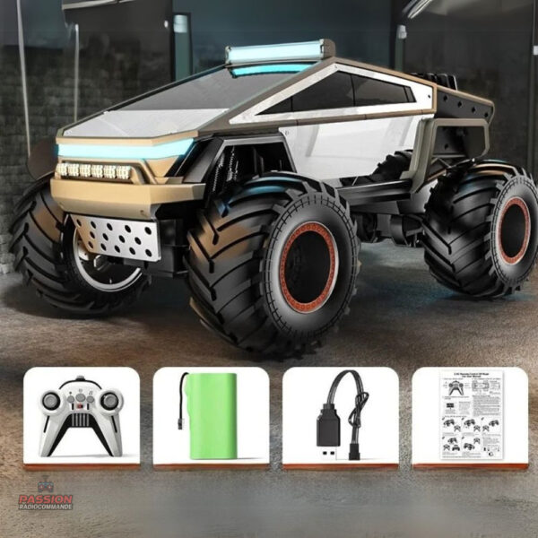 Voiture tout terrain Cybertruck, parfaite pour les explorations