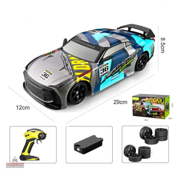 Voiture télécommandée pour des courses palpitantes