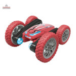 Voiture RC 360 Cross rose télécommandée pour enfants