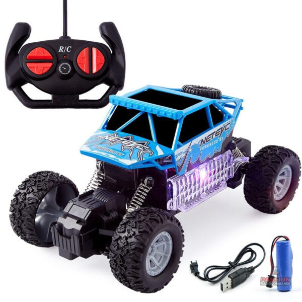 Voiture RC tout terrain électrique pour aventures en extérieur