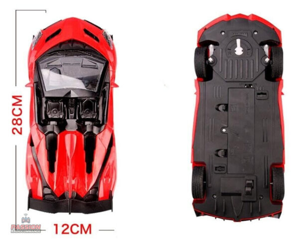 Course à grande vitesse avec cette voiture RC