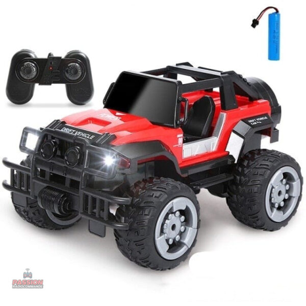 Voiture RC avec manette ergonomique