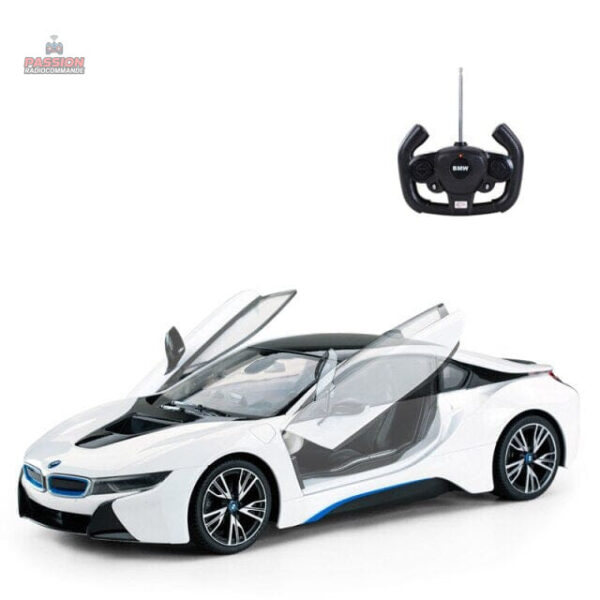 Voiture RC BMW i8, portes ouvrantes fonctionnelles