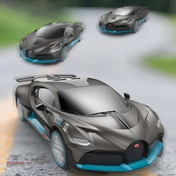 Modèle Bugatti télécommandé, jouet dynamique