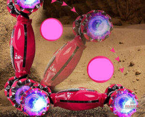 Modèle Exost rose avec télécommande pour enfants