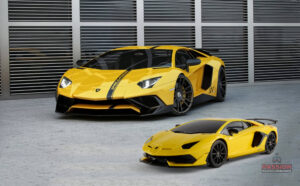 Voiture radiocommandée au design Lamborghini Aventador