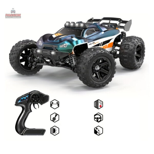 Vitesse élevée pour cette voiture RC
