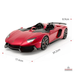 Lamborghini Aventador RC en couleur rouge vif