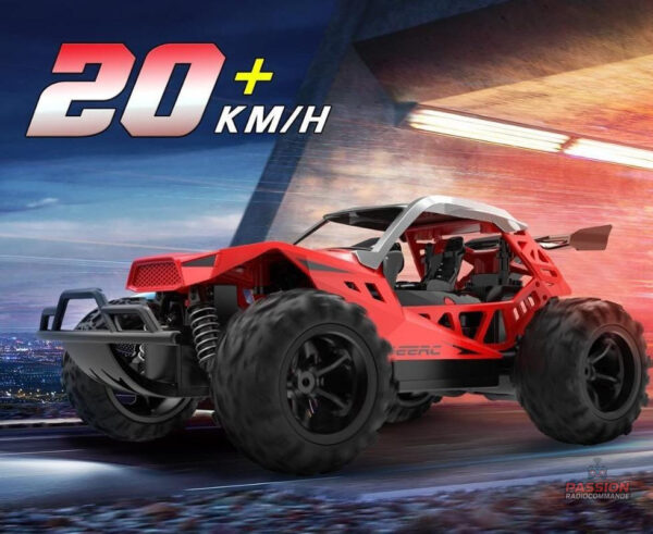Modèle de voiture RC robuste pour aventures en extérieur