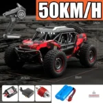 Voiture radiocommandée adaptée aux terrains difficiles